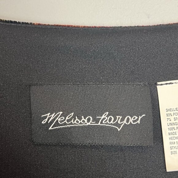 Velvet Draped Cowl Neck Blouse Size 14 Melissa Harper Tiered Goth Vamp Witchy - Picture 4 of 13